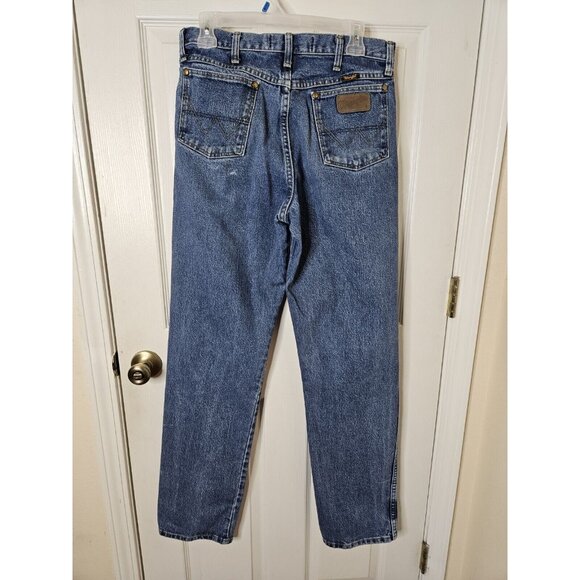 Wrangler George Strait Cowboy Cut Jeans 31x36 Cowboy Rodeo Western Straight Leg - Picture 6 of 11